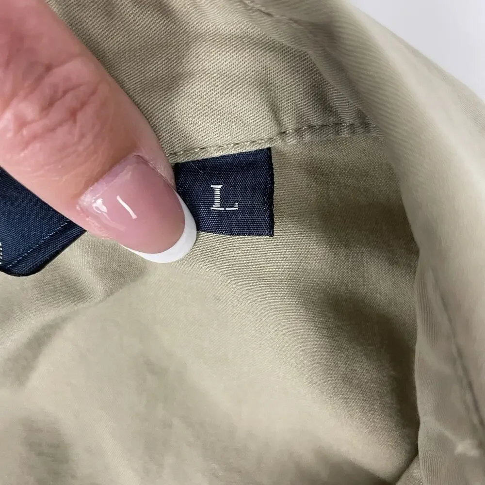Vintage Polo Ralph Lauren Golf Harrington Men's Jacket Beige Large